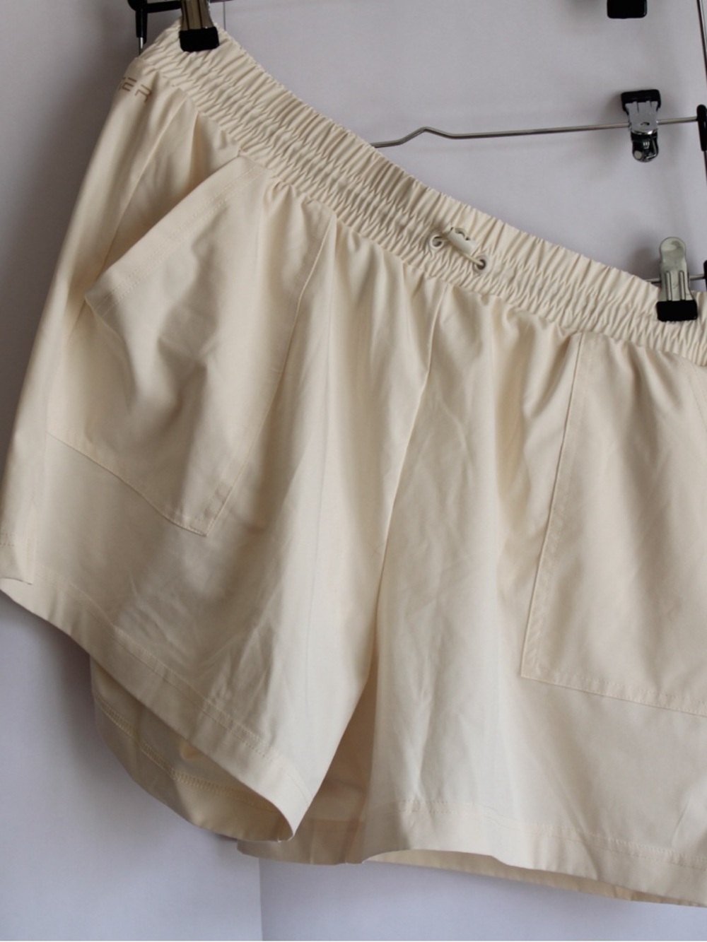 Spyder Cream Athletic Shorts Drawstring Activewear XL